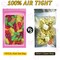 100 Pieces Smell Proof Bag, Packaging Bags, Holographic Mylar Bags, Foil Resealable Bags for Small Business Candy Jewelry Bracelet Party Favor Food Storage Sample Supplies (2.4×3.9 Inch, Pink)